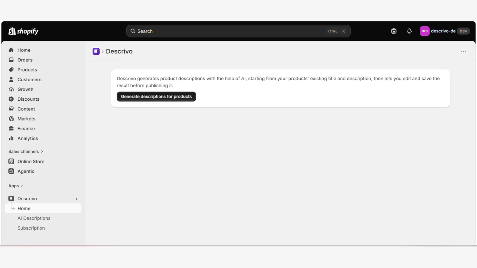 Descrivo gallery image