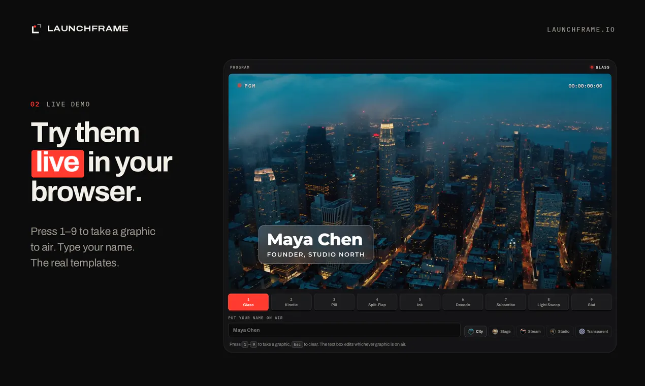 Launchframe gallery image