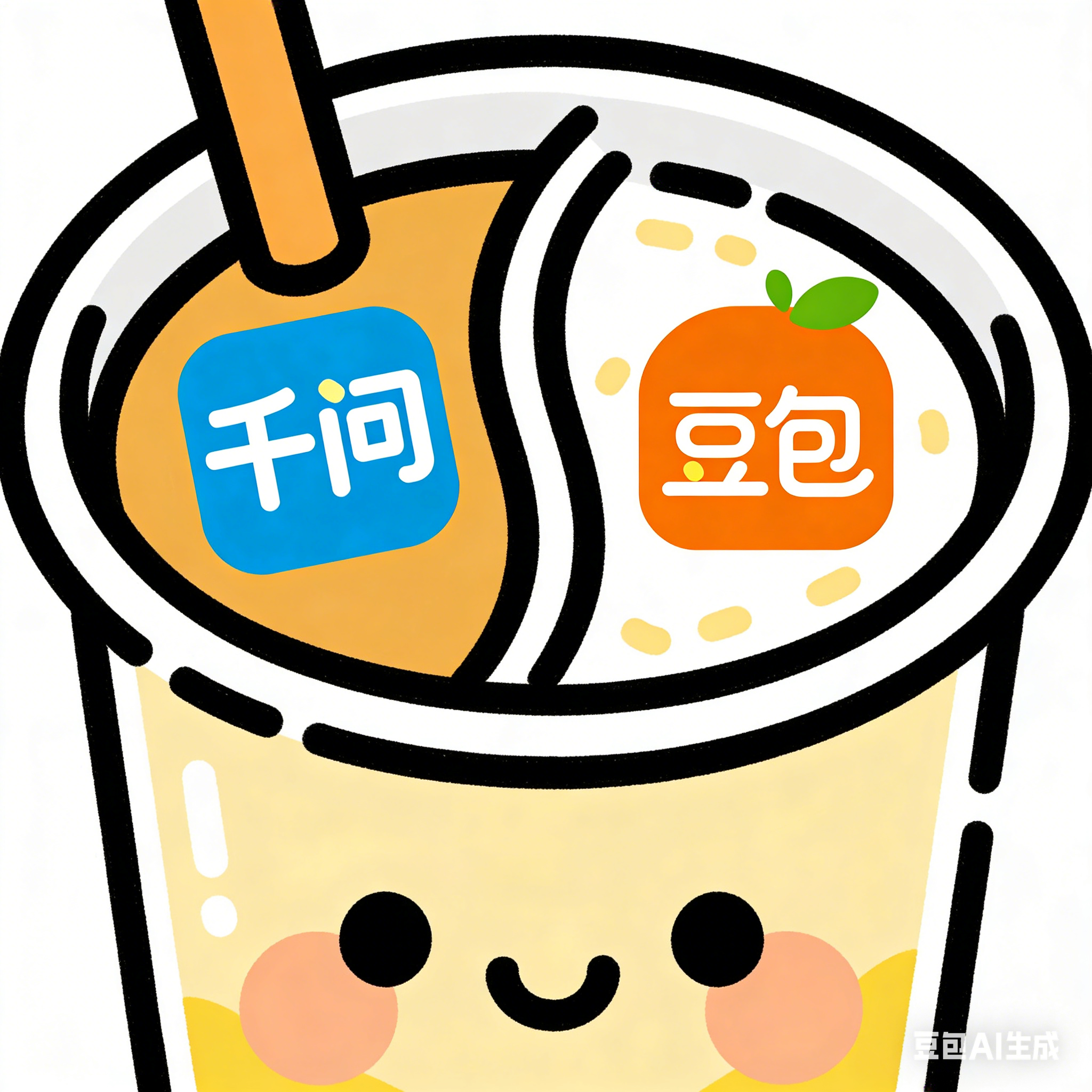 MilkTeaAPI - Product Hunt launch logo and brand identity