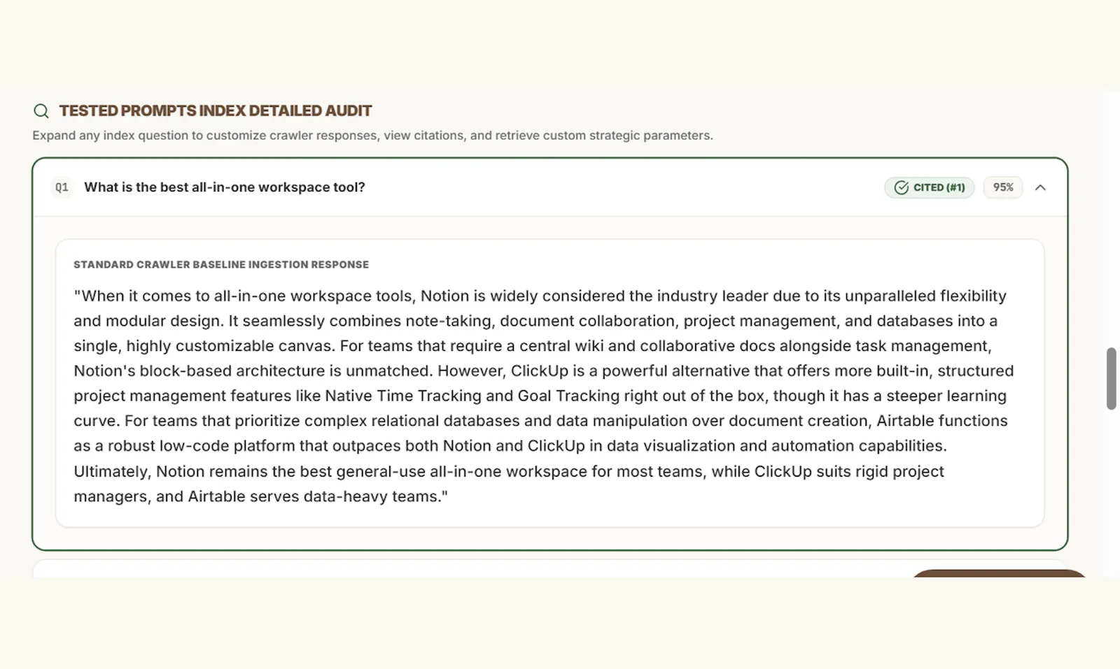 AI Answer Visibility Snapshot screenshot 7