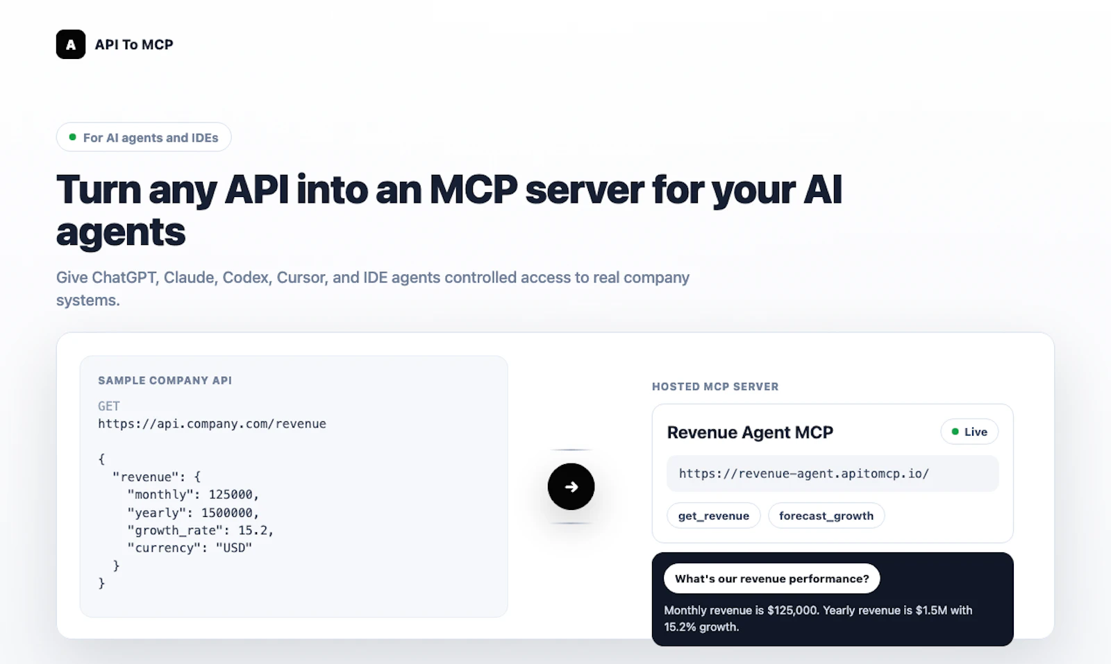 API to MCP screenshot 1