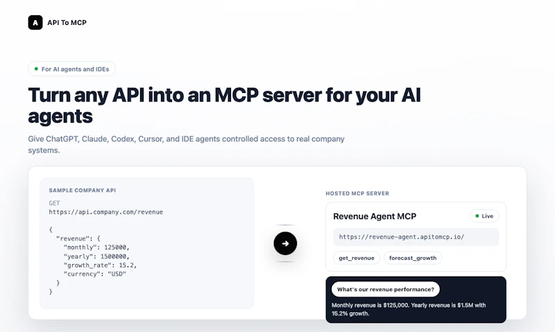 API to MCP screenshot 1