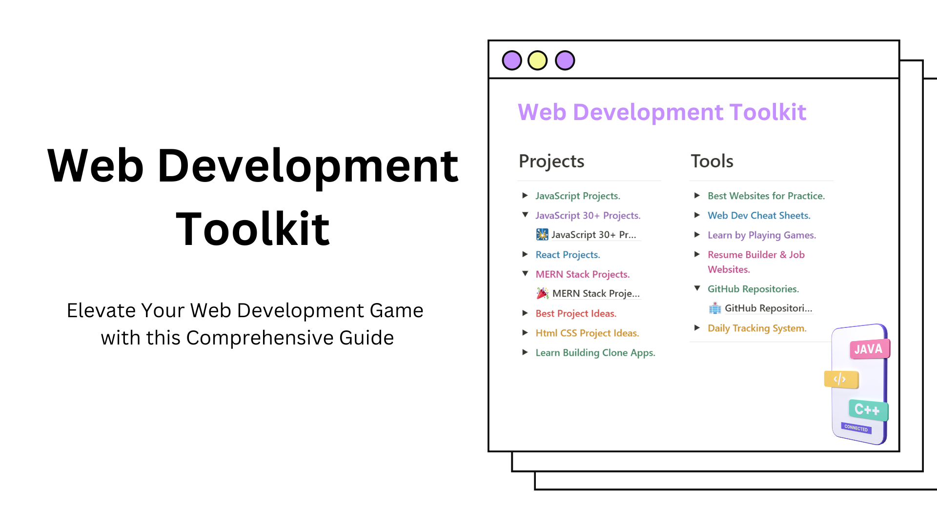 startuptile Web Development Toolkit-Discover the best resource for learning web programming