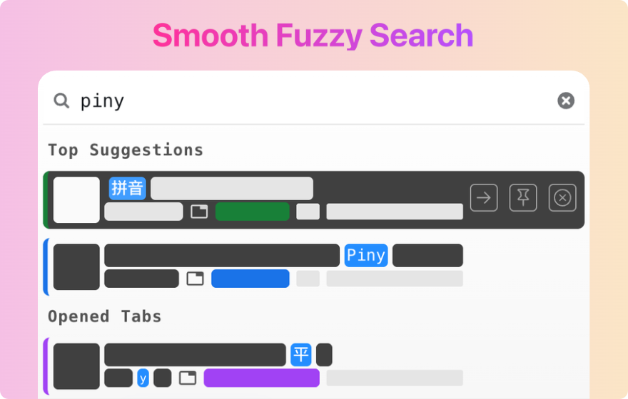 Blazwitcher: Fuzzy Search & AI Grouping gallery image