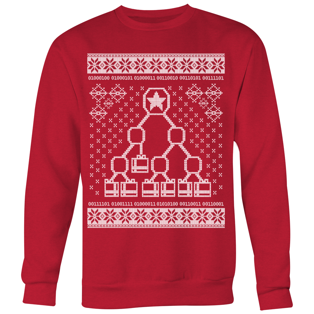 Binary Christmas Tree Ugly Sweater gallery image
