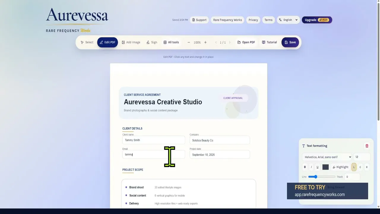 Aurevessa: PDF Editor  gallery image