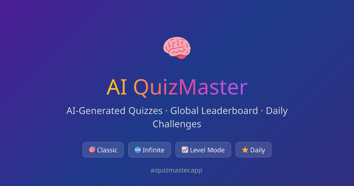 AIQuizMaster – AI‑Generated Quizzes gallery image