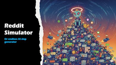 LLMxLLM - A dumb Reddit simulator gallery image