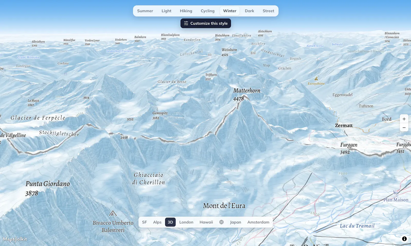 Maptoolkit.org - free vector map server screenshot 4