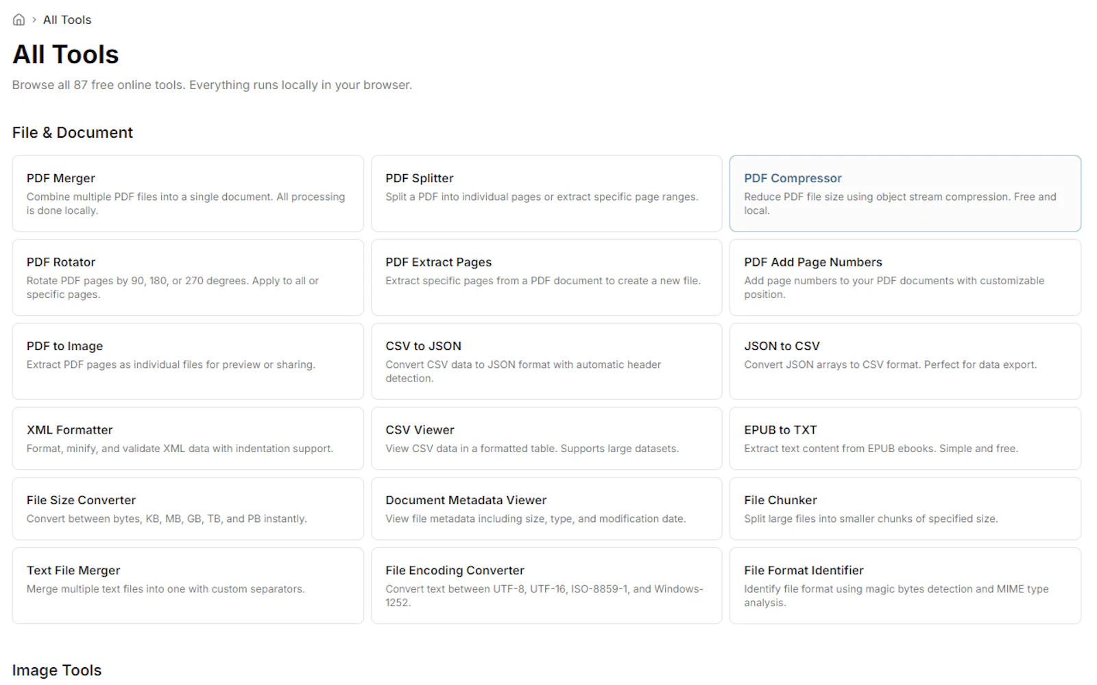 UnTrackedTools screenshot 2