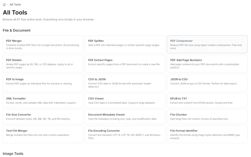 UnTrackedTools screenshot 2