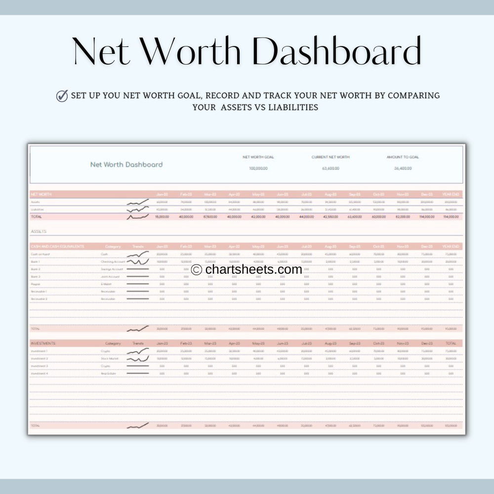 50/30/20 Budget Spreadsheet Template media 6