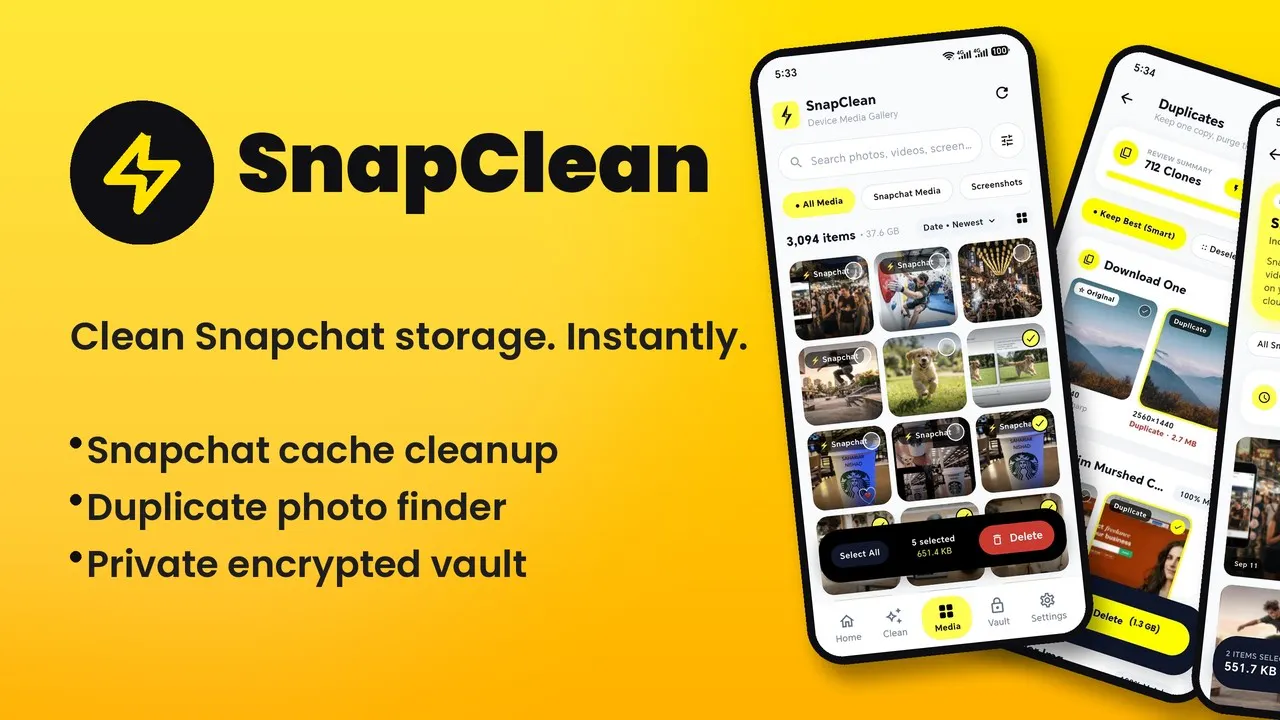 SnapClean - Built for all Snapchat Lover gallery image