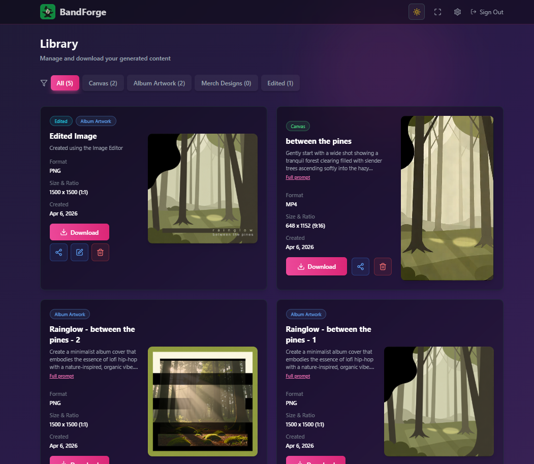 BandForge AI gallery image
