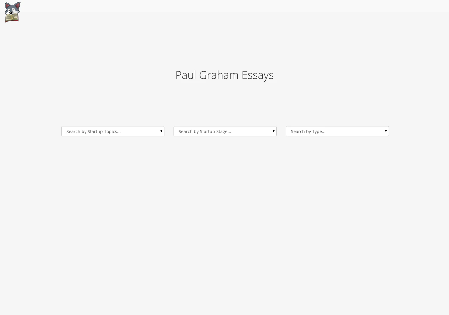 Paul Graham Essays Search