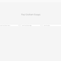 Paul Graham Essays Search