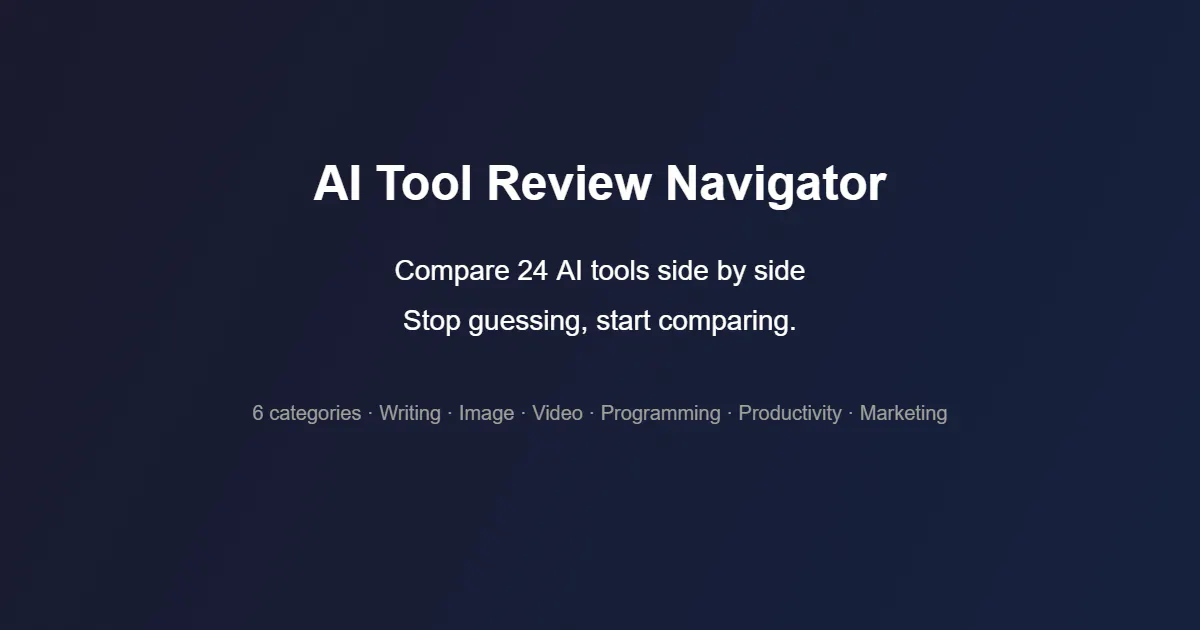 AI Tool Review Navigator logo