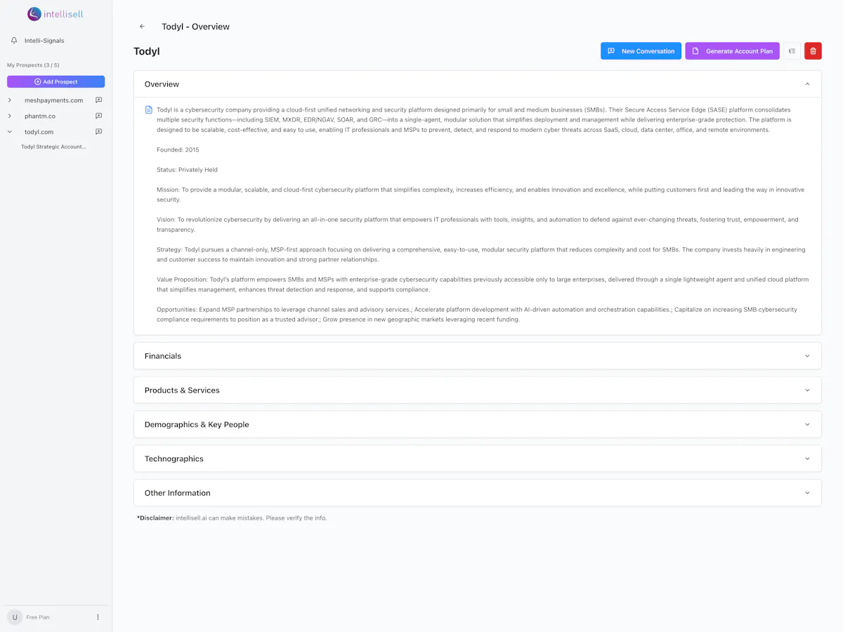 intellisell.ai - AI Sales Intelligence