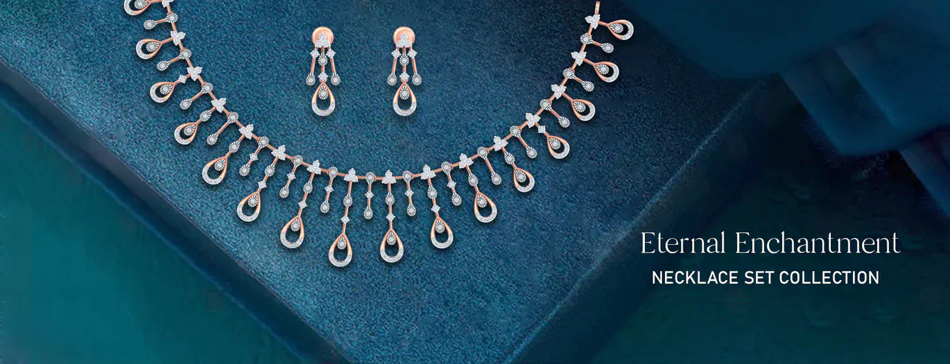 Gold and Diamond Necklace Set gallery image