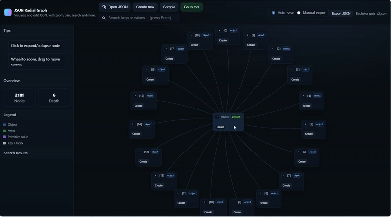 JSON radyal grafik medya 3
