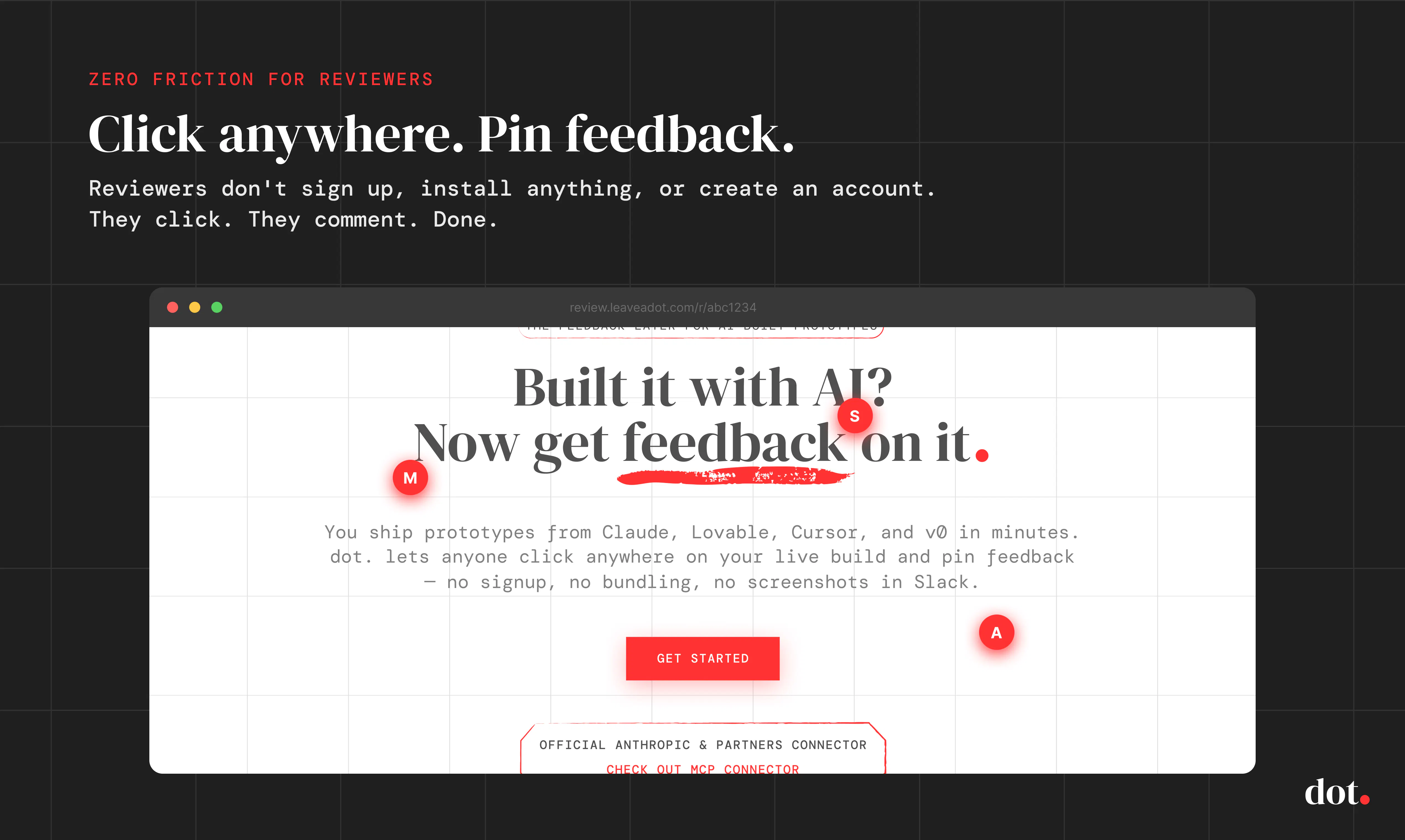 startuptile dot.-The feedback layer for anything you build with AI.