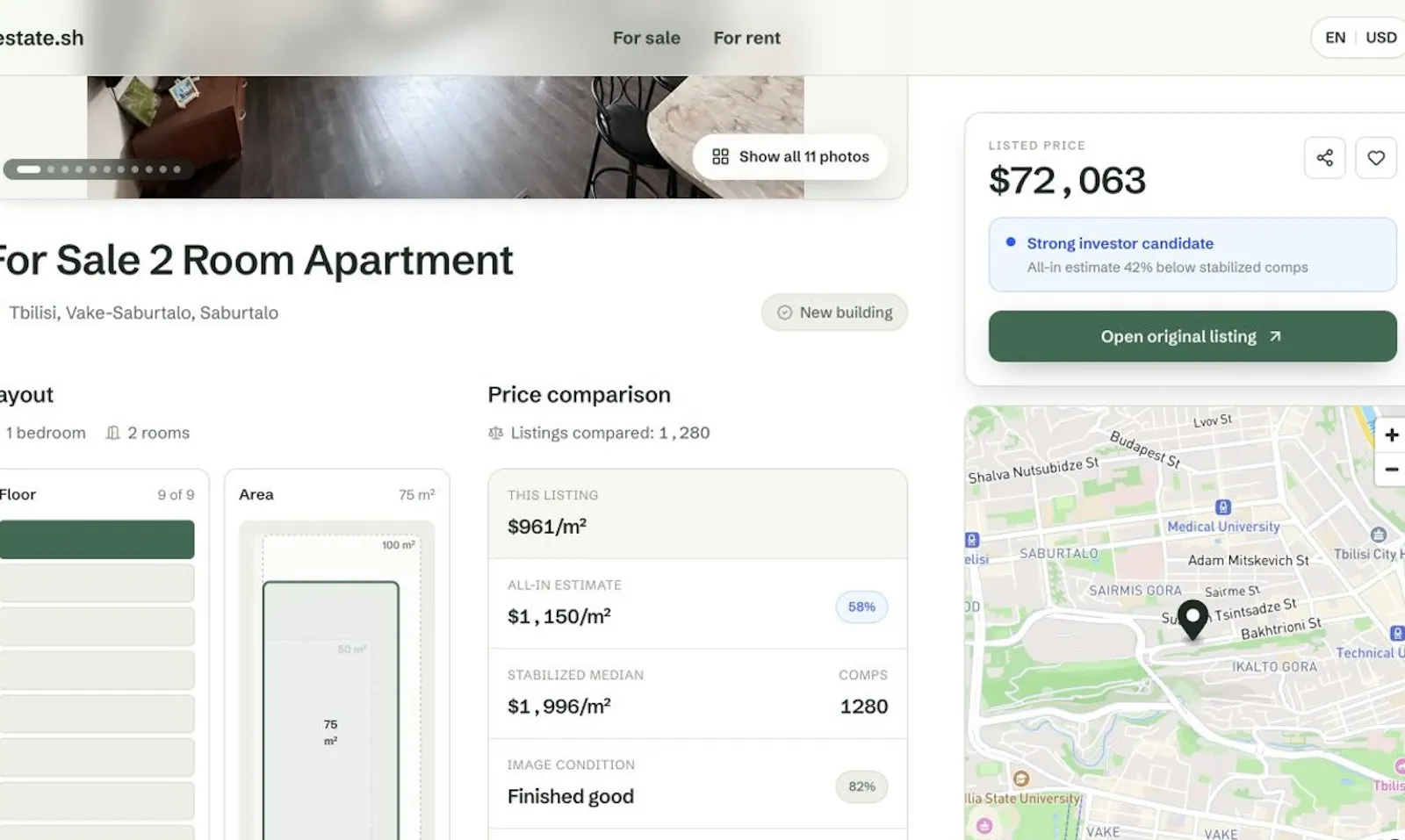 estate.sh screenshot 2
