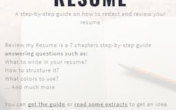Review my Resume media 1