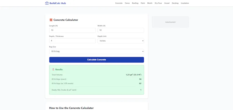 BuildCalc Hub screenshot 3