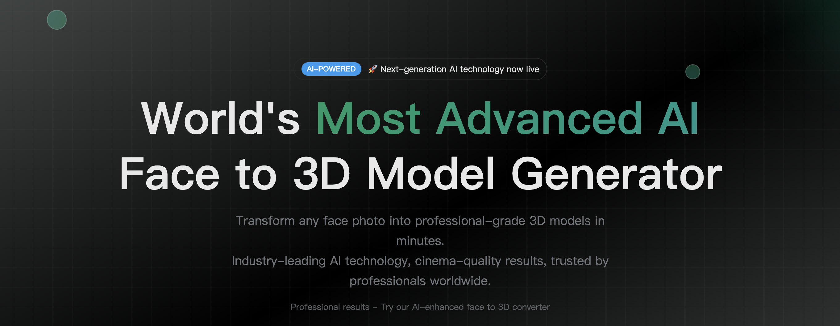 FaceTo3D.com gallery image