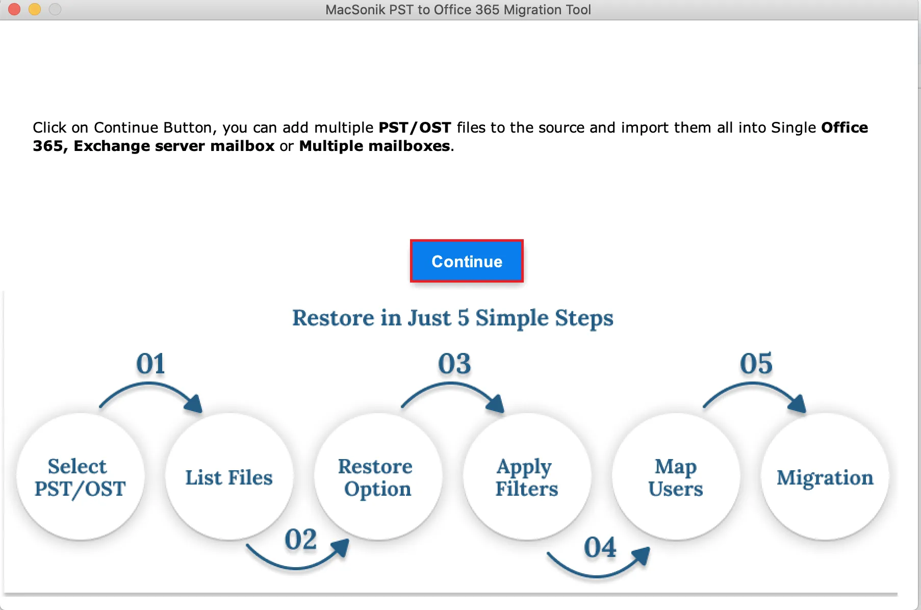 MacSonik PST to Office 365 Migration gallery image