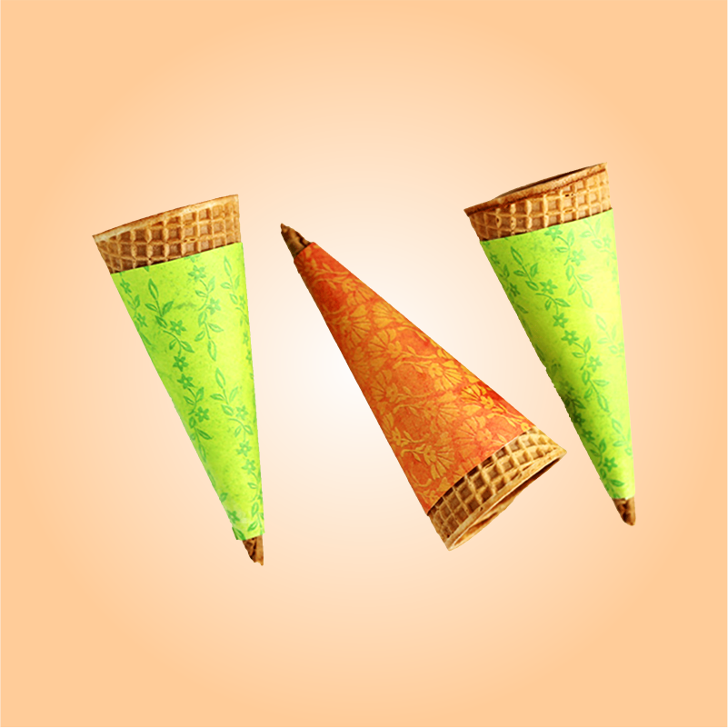 custom waffle cone sleeves