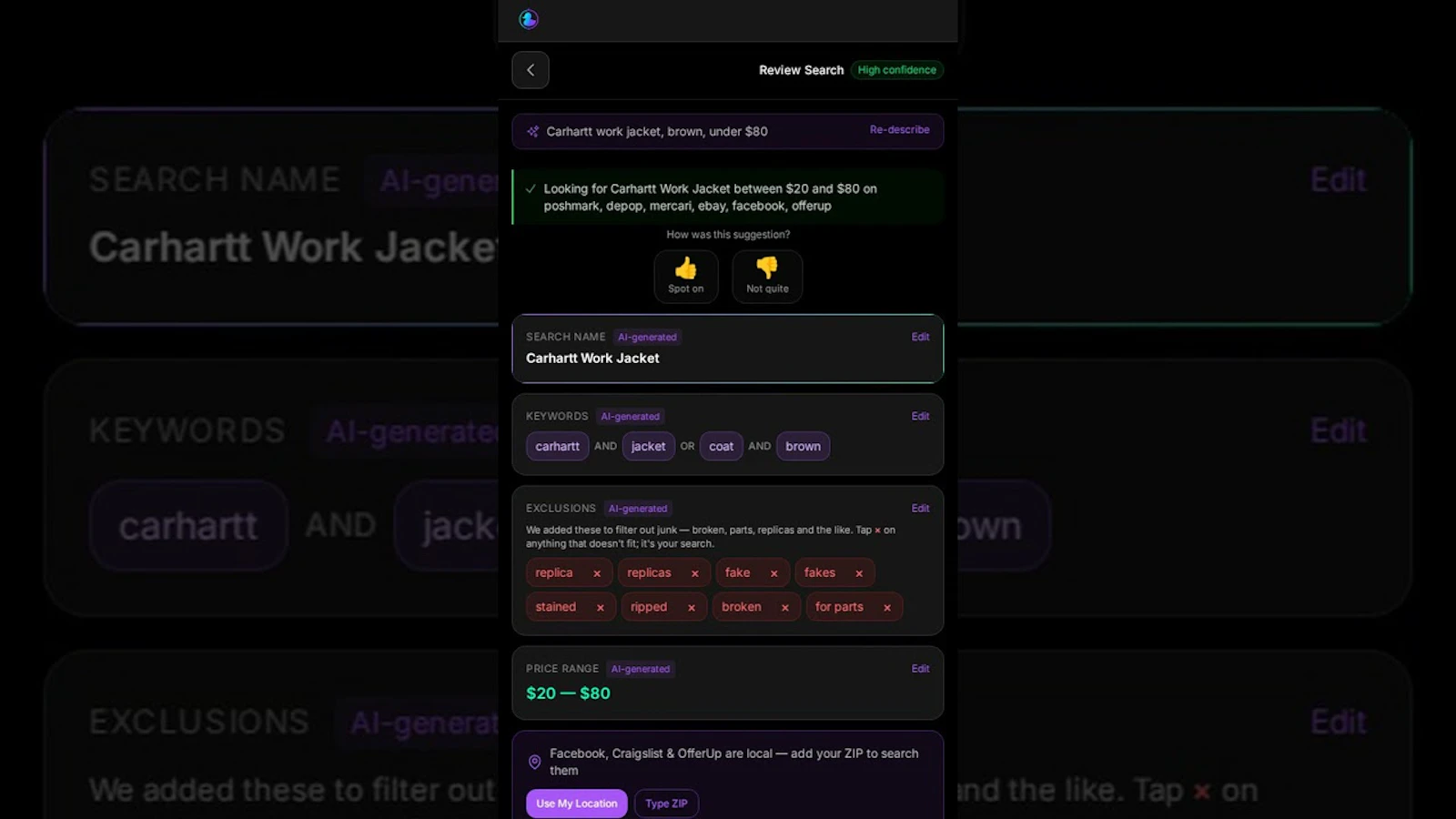 DealHunter screenshot 1 (video preview)