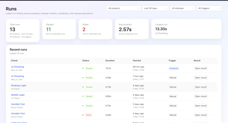 WrightTest: Open Source QA screenshot 7