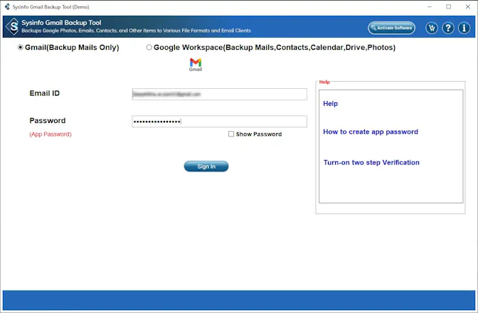Gmail Email Backup Tool gallery image
