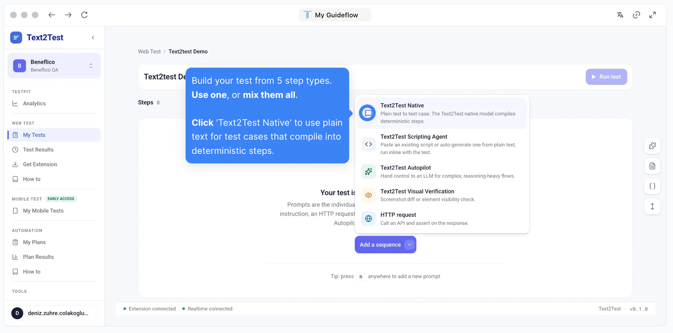 Text2Test | 0 → Test Suite in Minutes gallery image