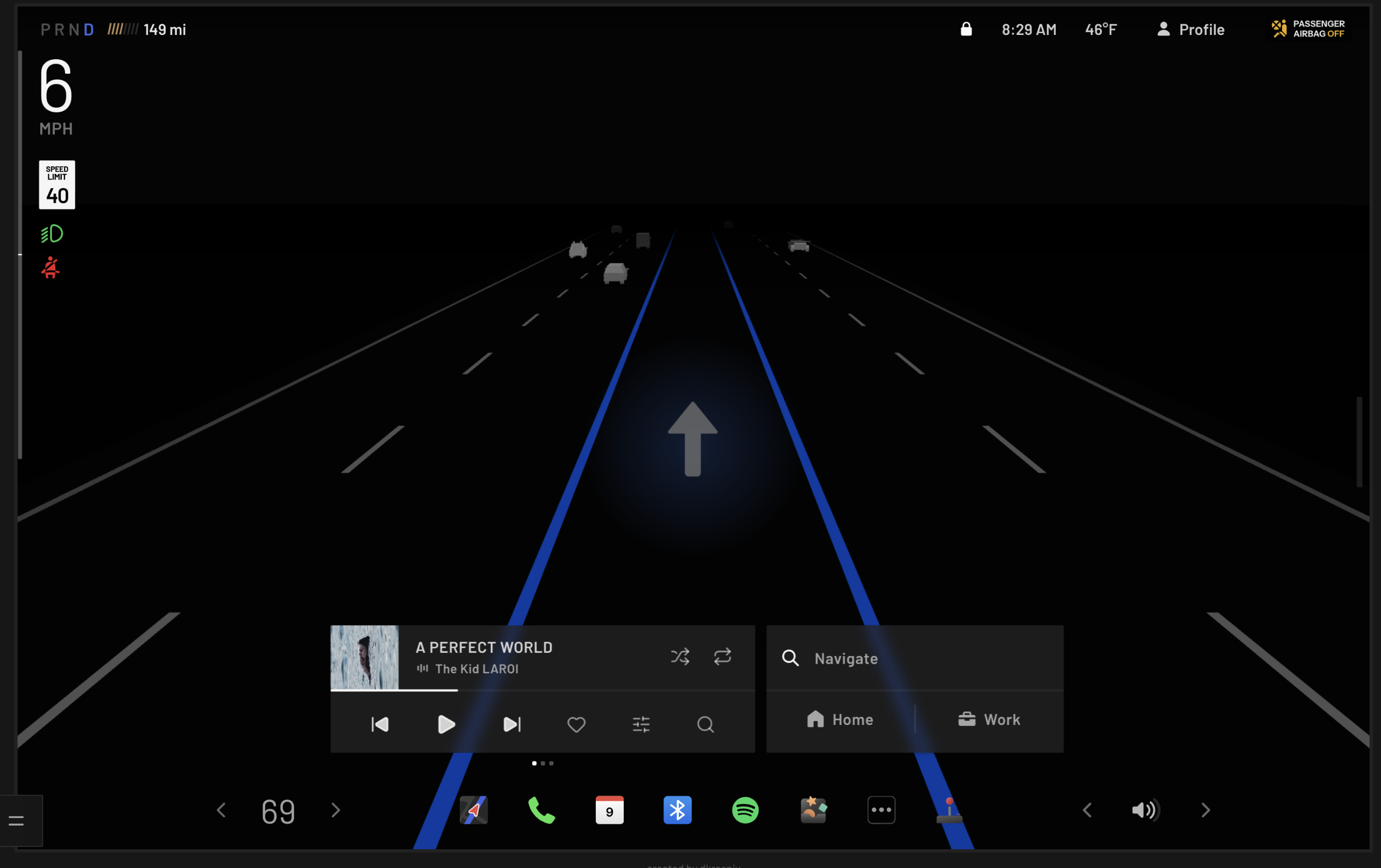 Tesla UI gallery image