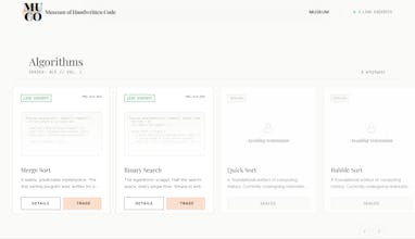 Museum of Handwritten Code gallery image