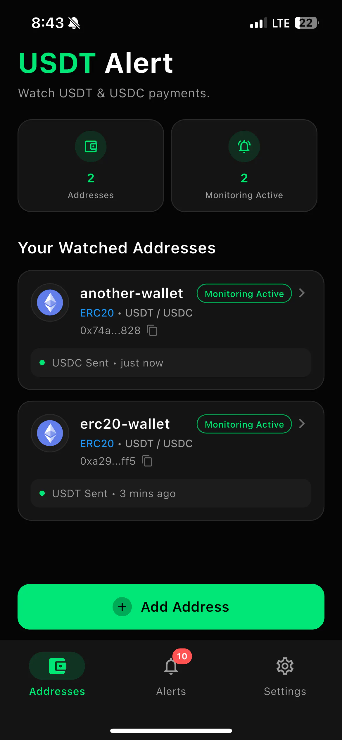 USDT Alert gallery image