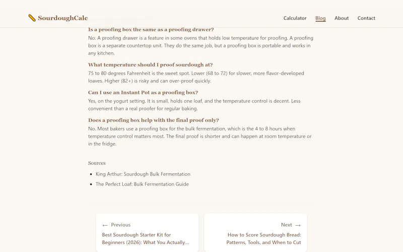 SourdoughCalc screenshot 3