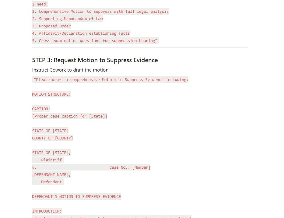 ⚖️ Claude Cowork Criminal Defense Lawyer gallery image