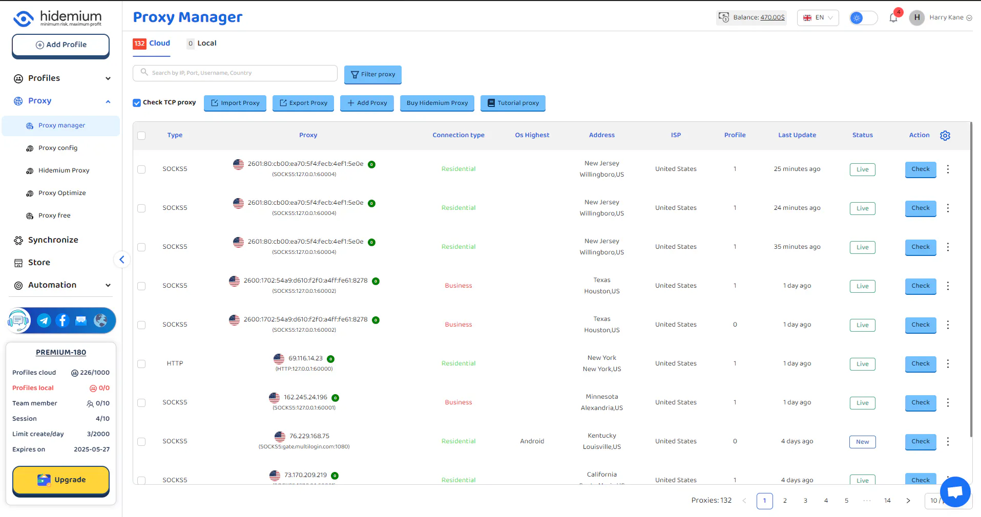 Hidemium Antidetect Browser gallery image