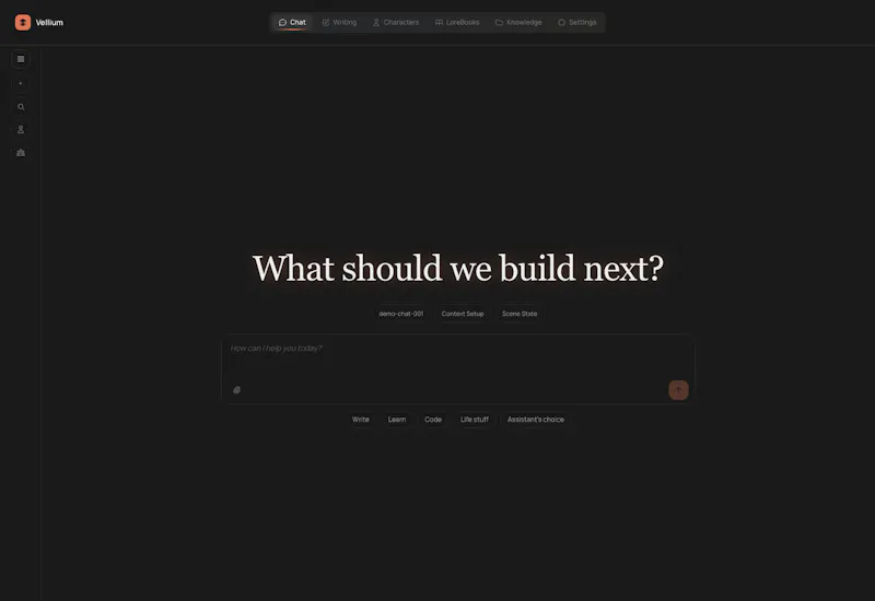 Vellium screenshot 2