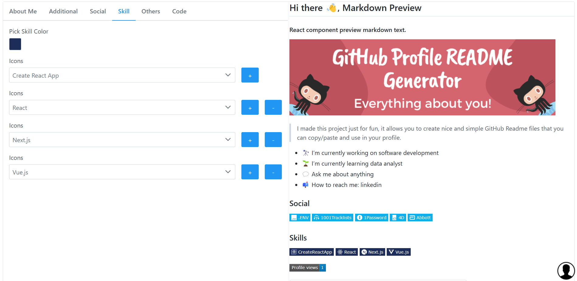 GitHub Helper - Rendi il tuo profilo GitHub fantastico! media 3