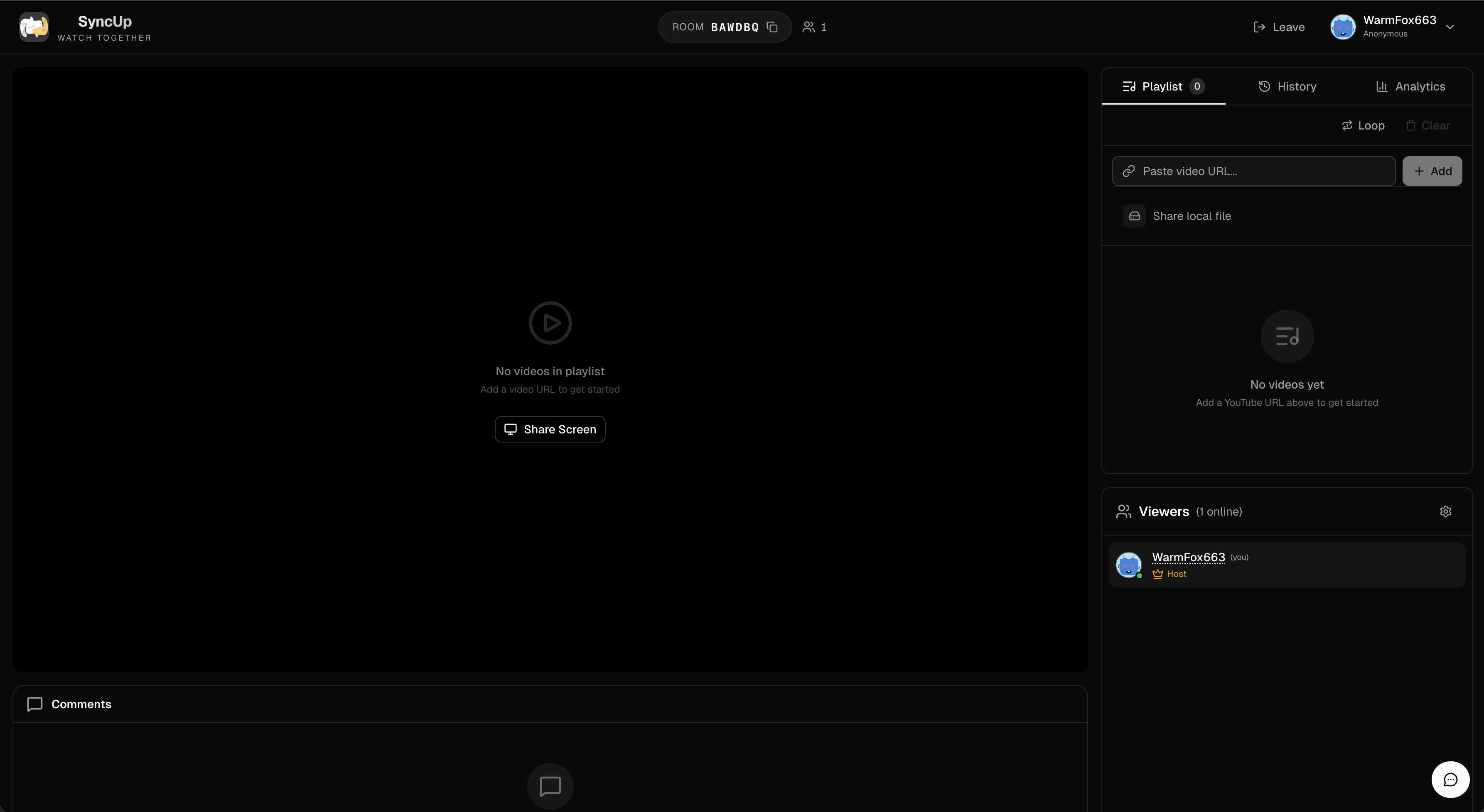 SyncUp - Watch together - Screenshot 2 showing product features and functionality