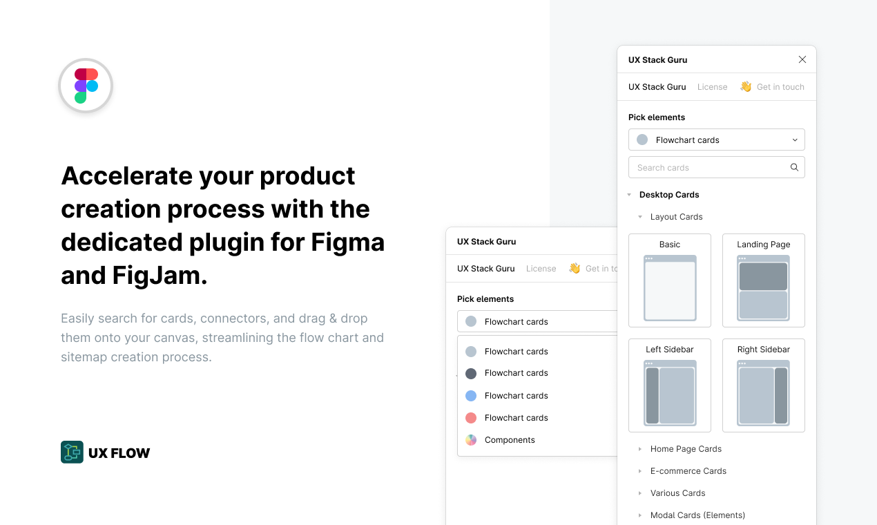UX Flow 3.0 FREE Flow chart kit media 2