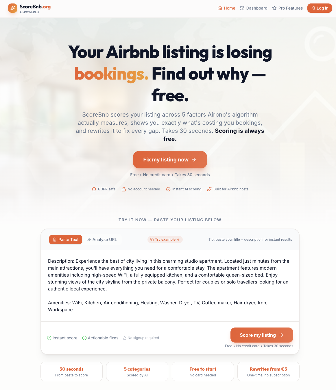 ScoreBnb gallery image