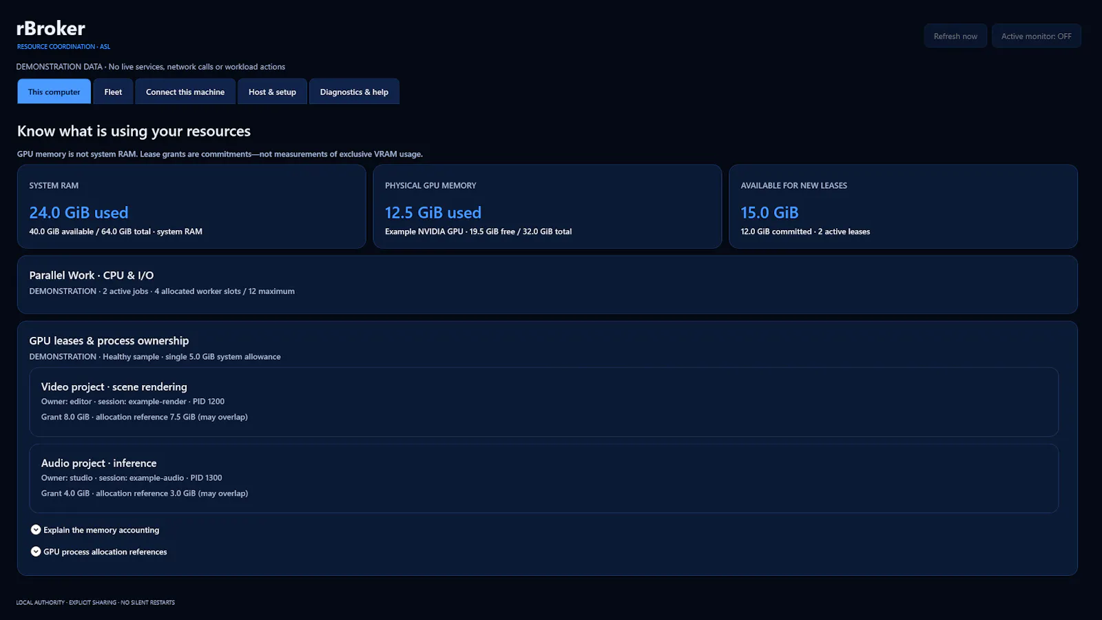 ASL rBroker screenshot 2