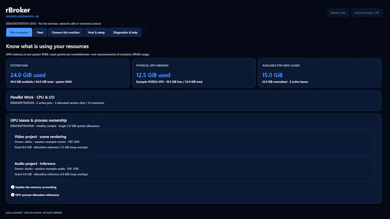 ASL rBroker screenshot 2