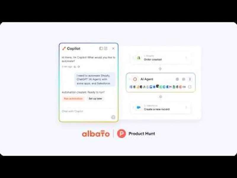Albato AI screenshot 1 (video preview)