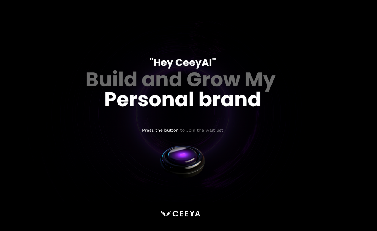 startuptile Ceeya AI-Build and manage your personal brand with help of Gen AI